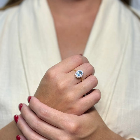 Anello kate zirconi e oro