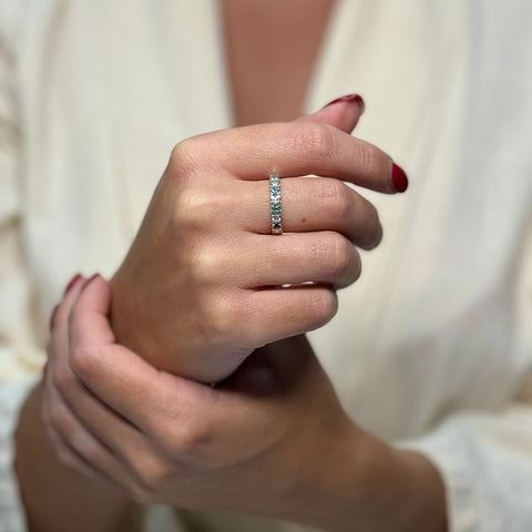 Anello Veretta oro e diamanti