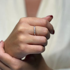Anello Veretta oro e diamanti