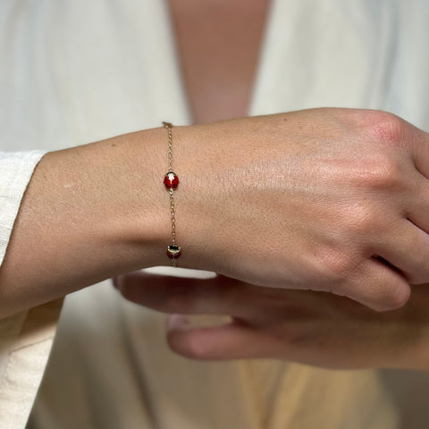 Bracciale coccinelle oro (bimbi)
