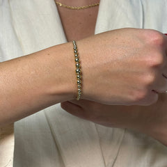 Bracciale sfere oro