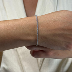 Bracciale tennis zirconi e oro