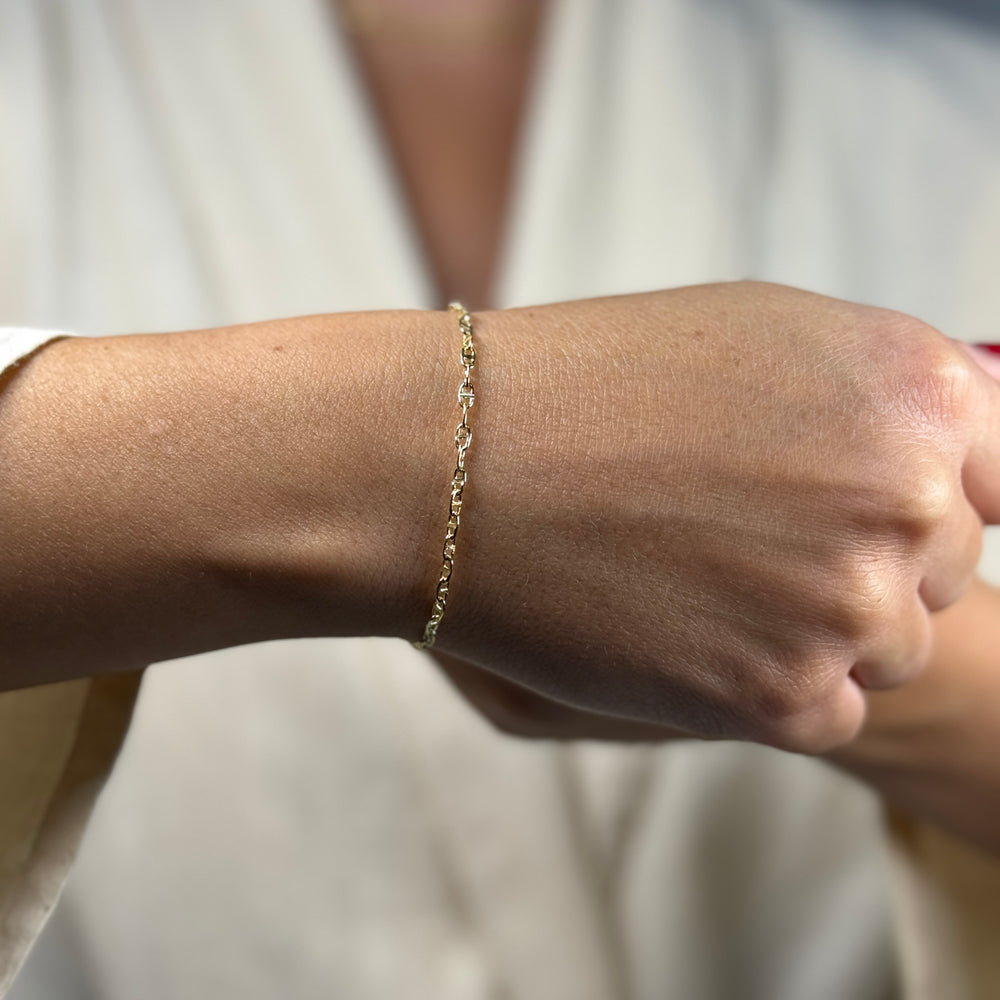 Bracciale marinara oro