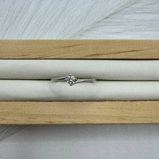 Anello solitario oro