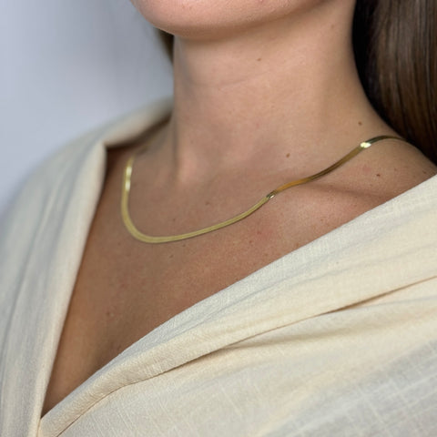 Collana snake oro