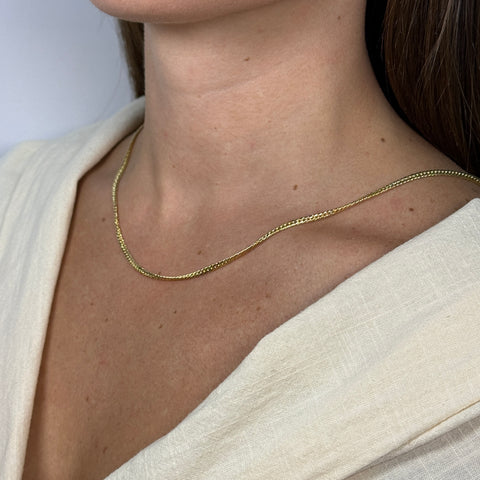 Collana groumette slim oro