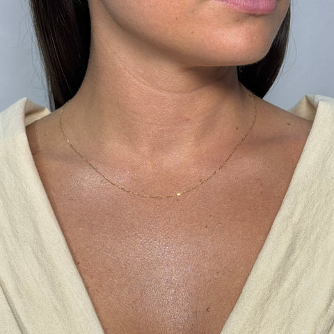 Collana catena slim oro