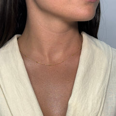 Collana sfere oro