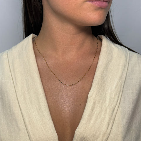 Collana specchiatina oro