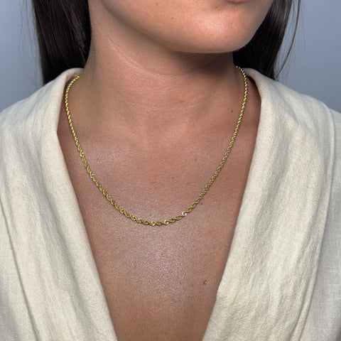 Collana fune oro