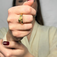 Anello serpente oro