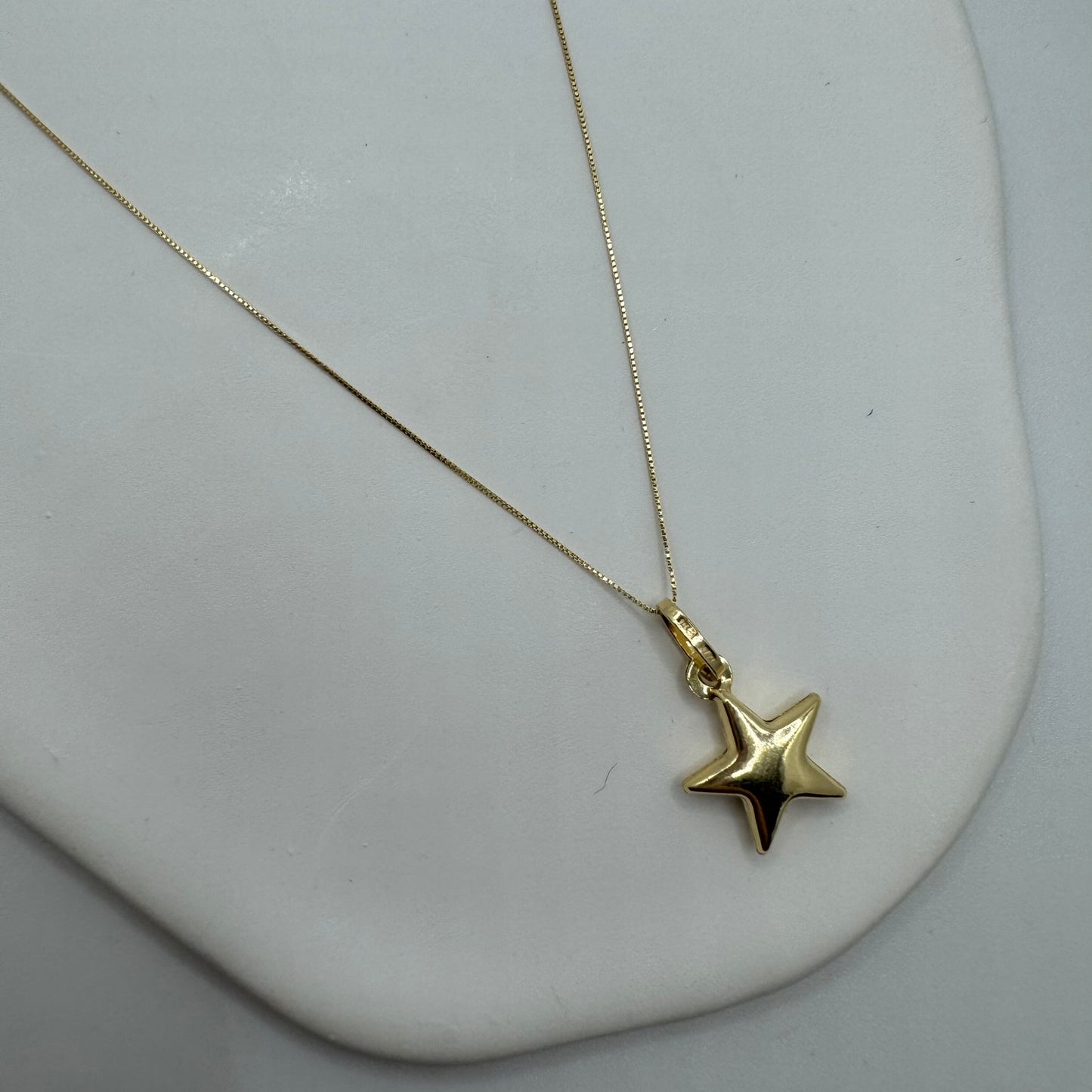 Collana veneziana con stella bombe oro