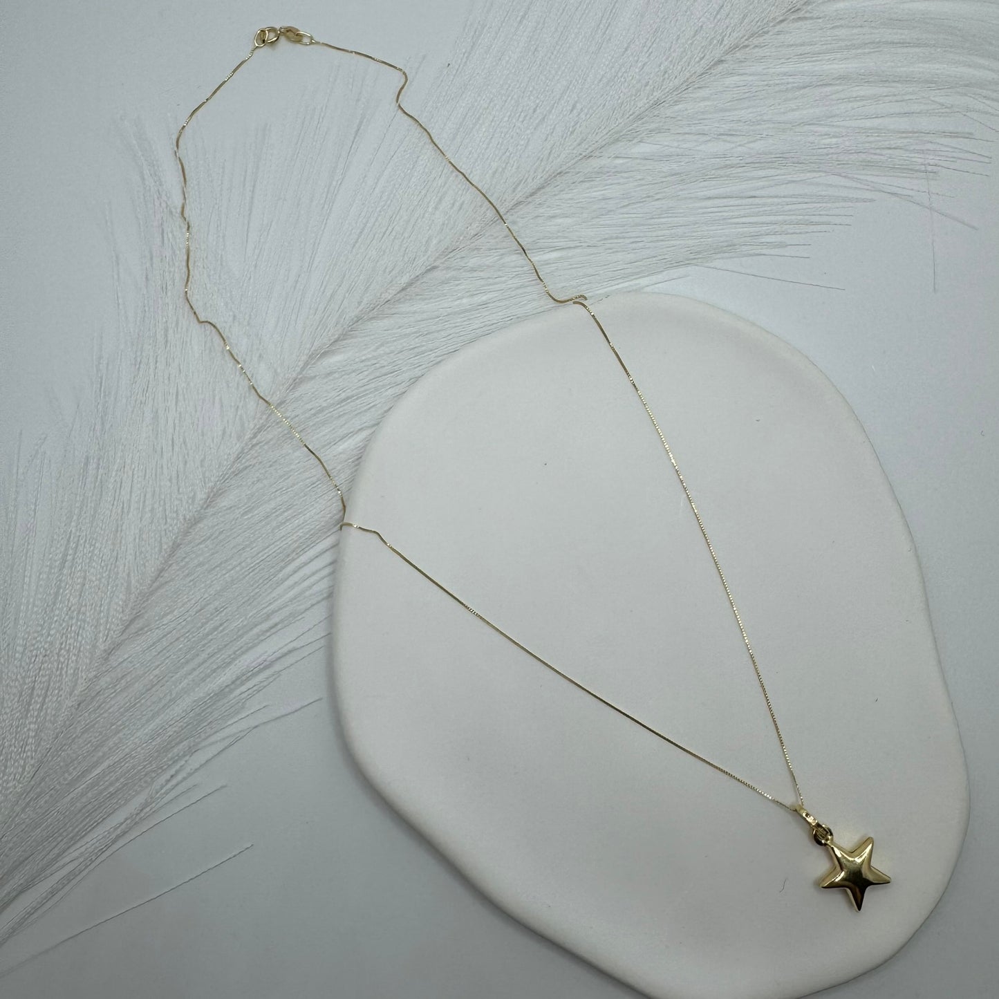 Collana veneziana con stella bombe oro