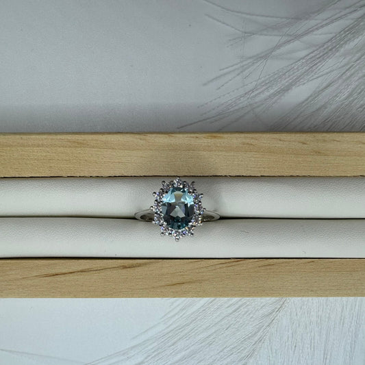 Anello Kate ovale oro e zircone