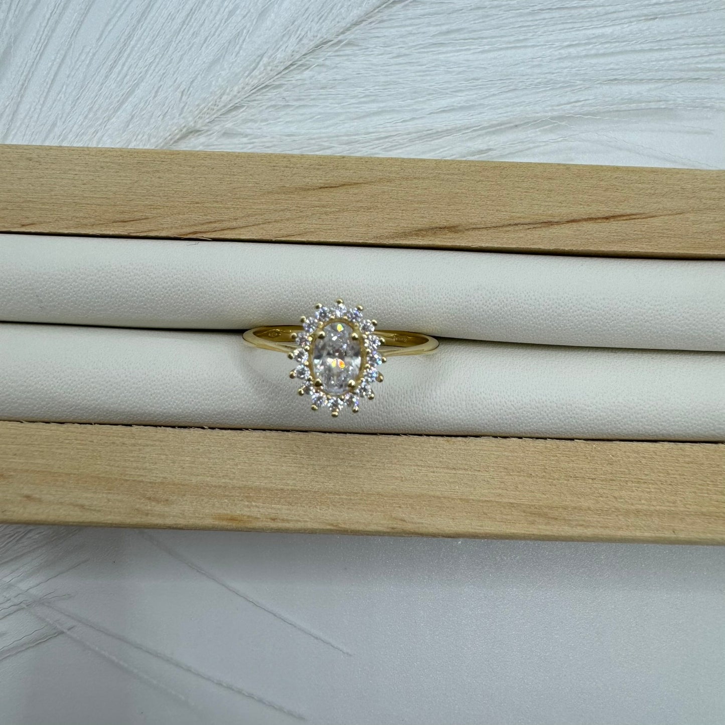 Anello Kate oro e zirconi