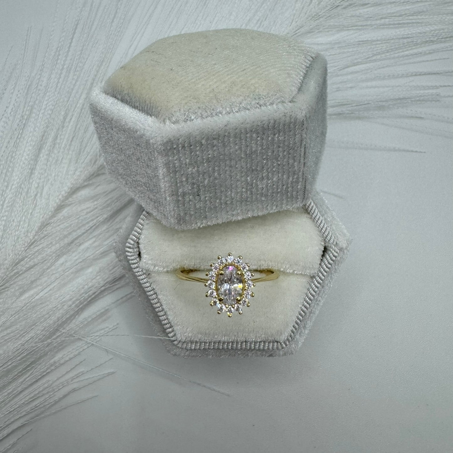 Anello Kate oro e zirconi