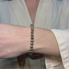 Bracciale sfere milleluci bicolor oro