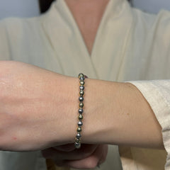 Bracciale sfere milleluci bicolor oro