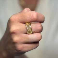 Anello fascia elastica oro