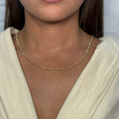 Collana fune iride oro