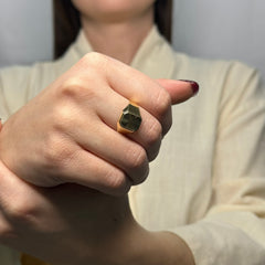 Anello Uomo scudo oro