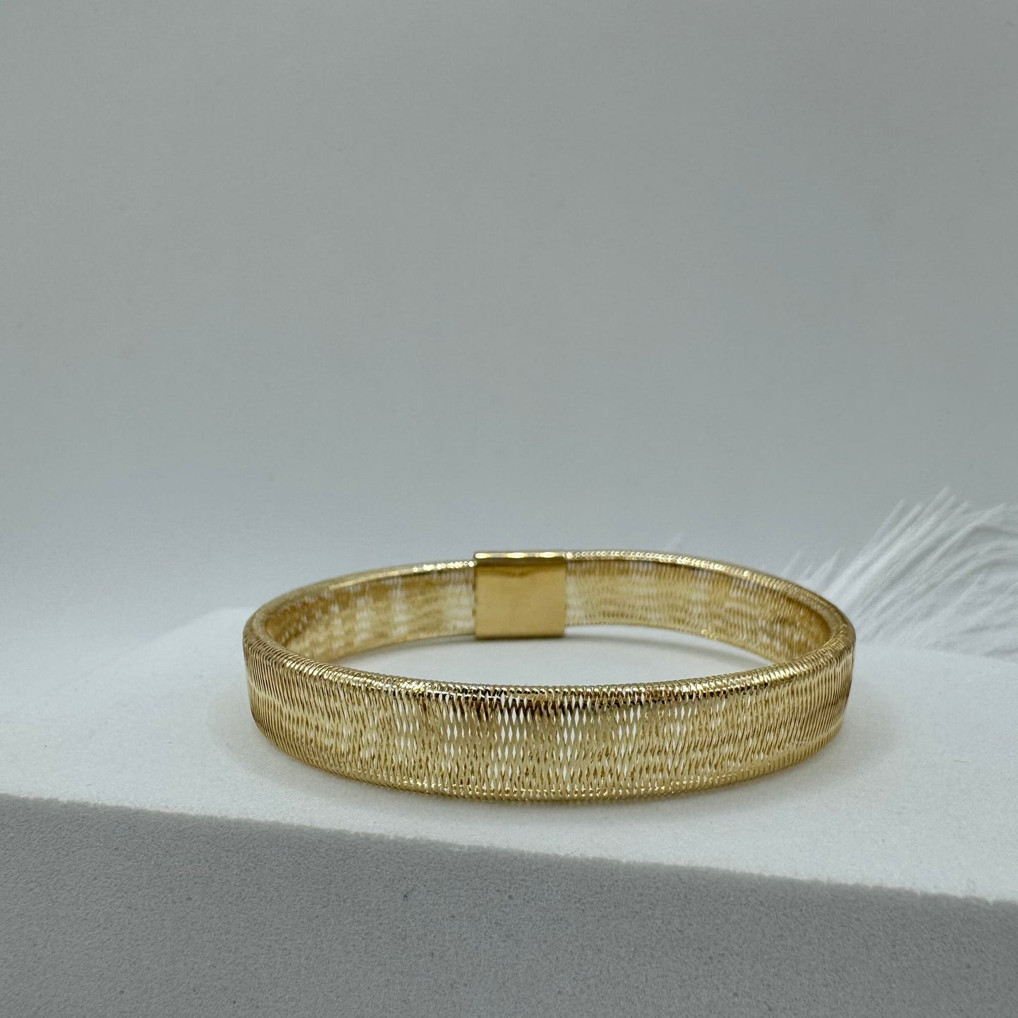 Bracciale fascia elastica oro