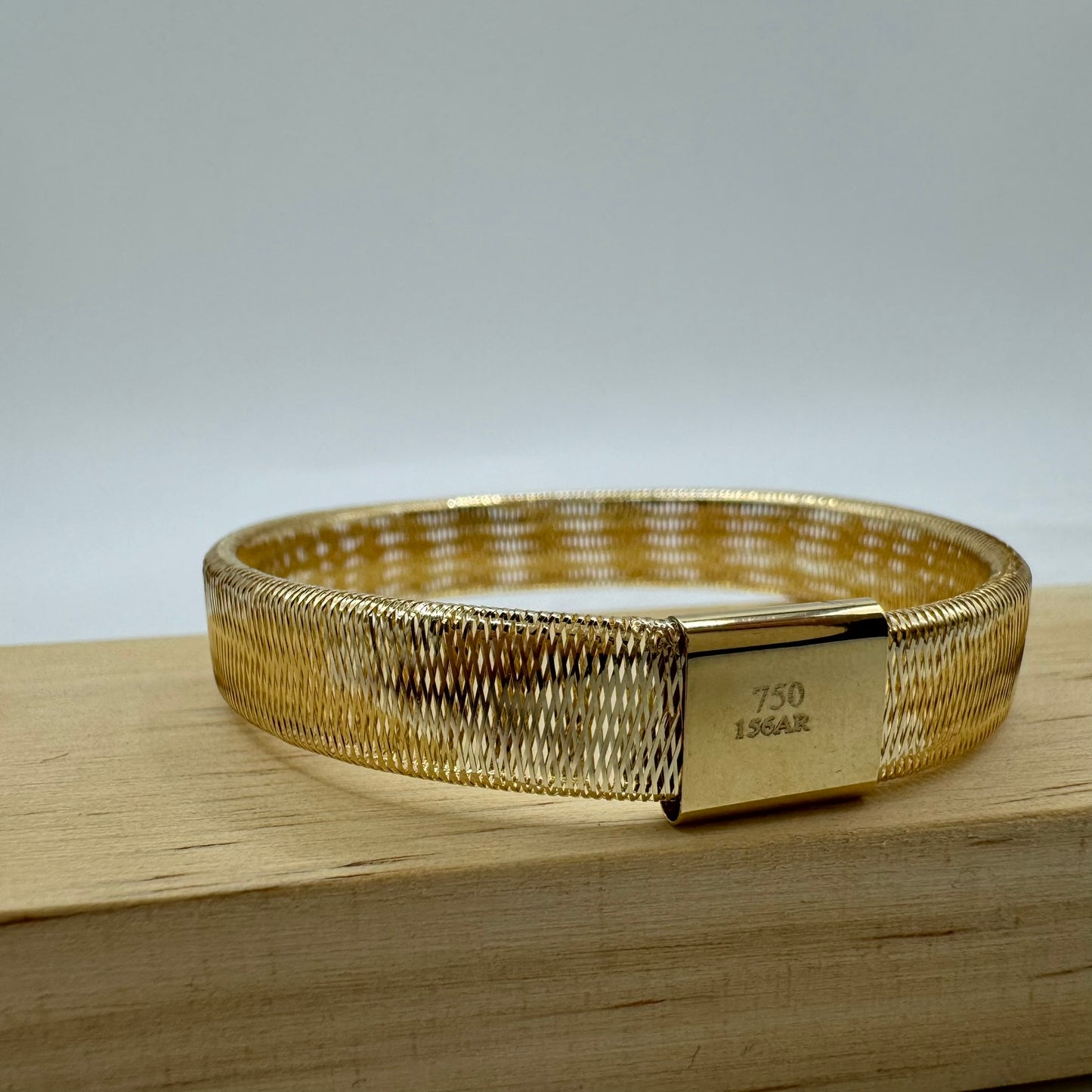 Bracciale fascia elastica oro