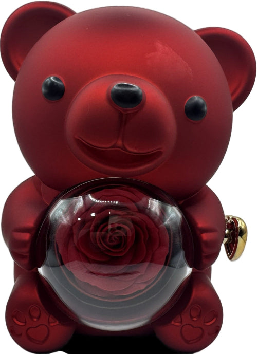 Astuccio regalo Orsetto con  Rosa