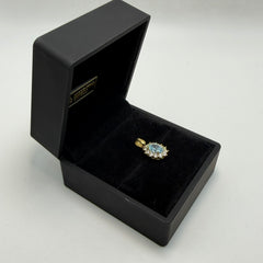Pendente  kate con zirconi oro