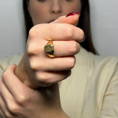 Anello Uomo scudo oro