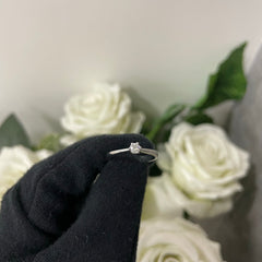 Anello solitario E-F / IF-VVS