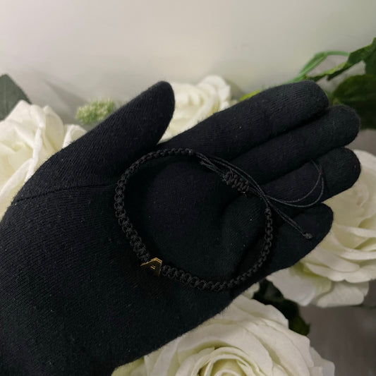 Bracciale lettera oro