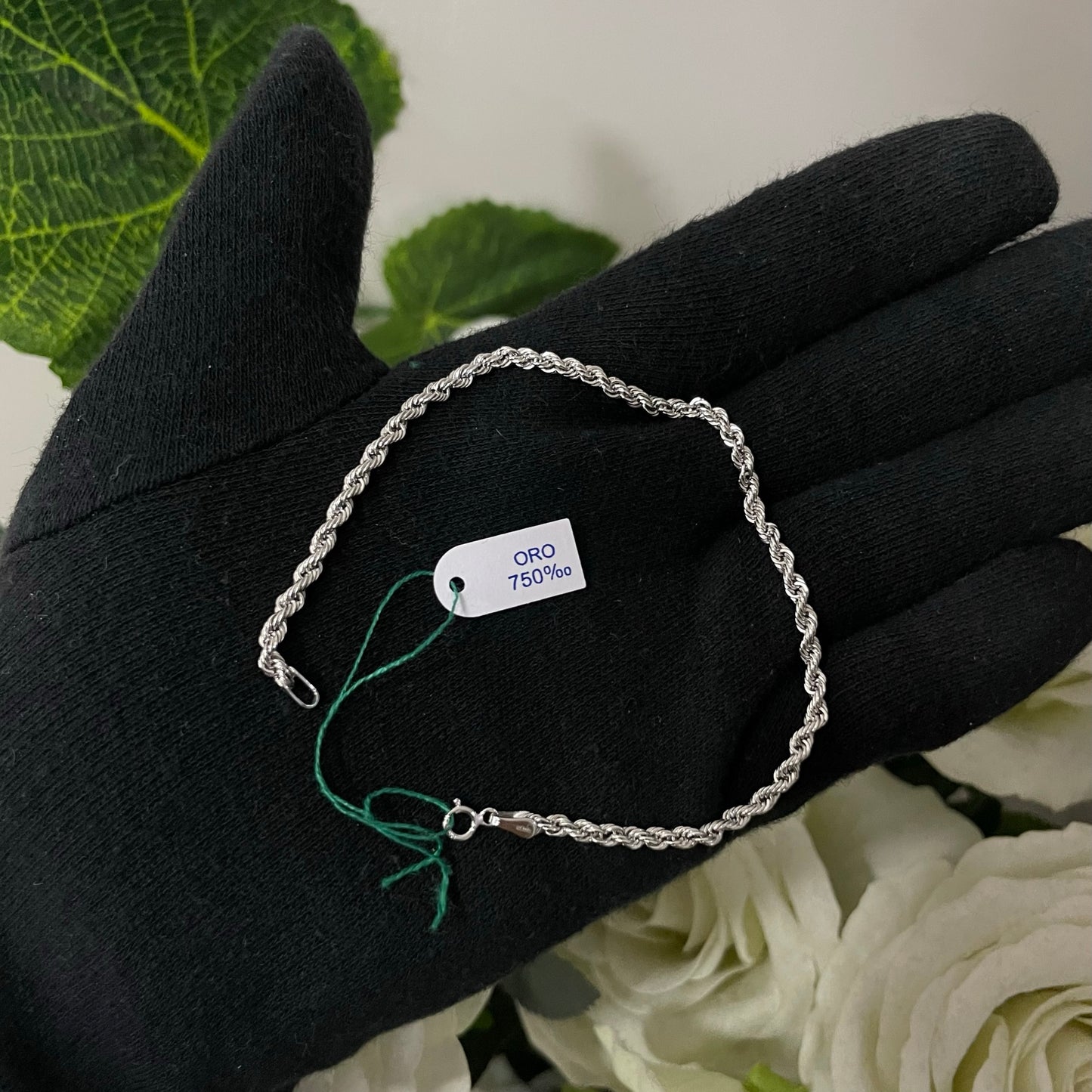 Bracciale fune oro